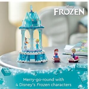 LEGO Disney Frozen Anna and Elsa’s Magical Carousel 43218
